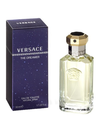 Versace the Dreamer Eau de Toilette Spray 50ml – Floral, Aromatic Fragrance for Men