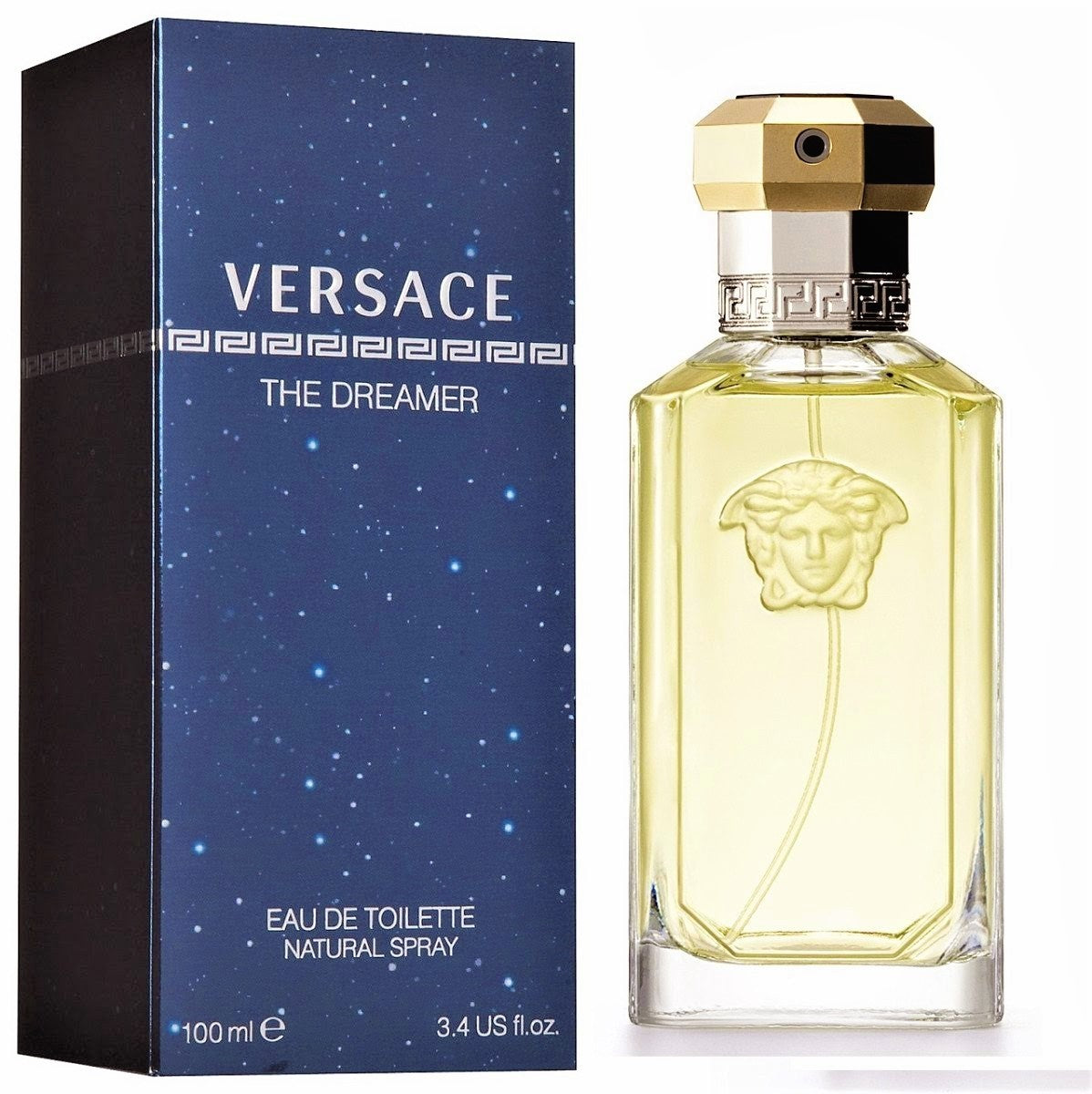 Versace the Dreamer Eau de Toilette Spray 100ml – Floral, Aromatic Fragrance for Men