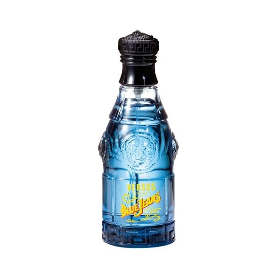 Versace Blue Jeans Eau de Toilette Spray 75ml – Woody, Fresh & Citrus Fragrance for Men