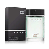 Montblanc Presence Eau de Toilette Spray 75ml – Fresh & Citrus, Spicy Fragrance for Men
