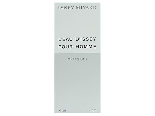 Issey Miyake L'eau D'issey Pour Homme Eau de Toilette Spray 125ml – Woody, Fresh & Citrus Fragrance for Men