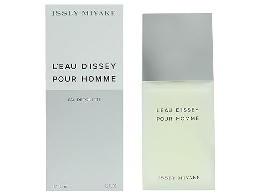 Issey Miyake L'eau D'issey Pour Homme Eau de Toilette Spray 125ml – Woody, Fresh & Citrus Fragrance for Men