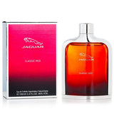 Jaguar Classic Red Eau de Toilette Spray 100ml – Fresh & Citrus, Woody Fragrance for Men