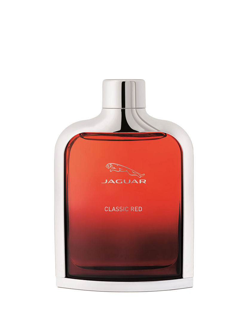 Jaguar Classic Red Eau de Toilette Spray 100ml – Fresh & Citrus, Woody Fragrance for Men