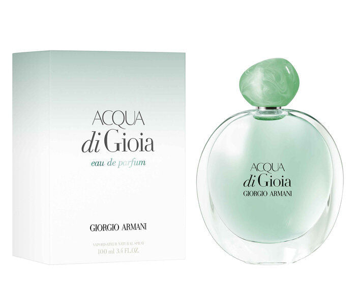 Giorgio Armani Acqua di Gioia Eau de Parfum Spray 100ml – Floral, Fresh & Citrus Fragrance for Women