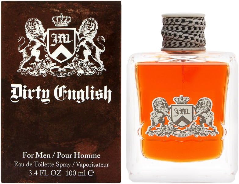 Juicy Couture Dirty English for Men Eau de Toilette Spray 100ml – Spicy, Floral Fragrance for Men