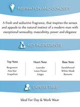 Jaguar Classic Blue Eau de Toilette Spray 100ml – Aromatic Fougere Fragrance for Men with Citrus & Cedarwood