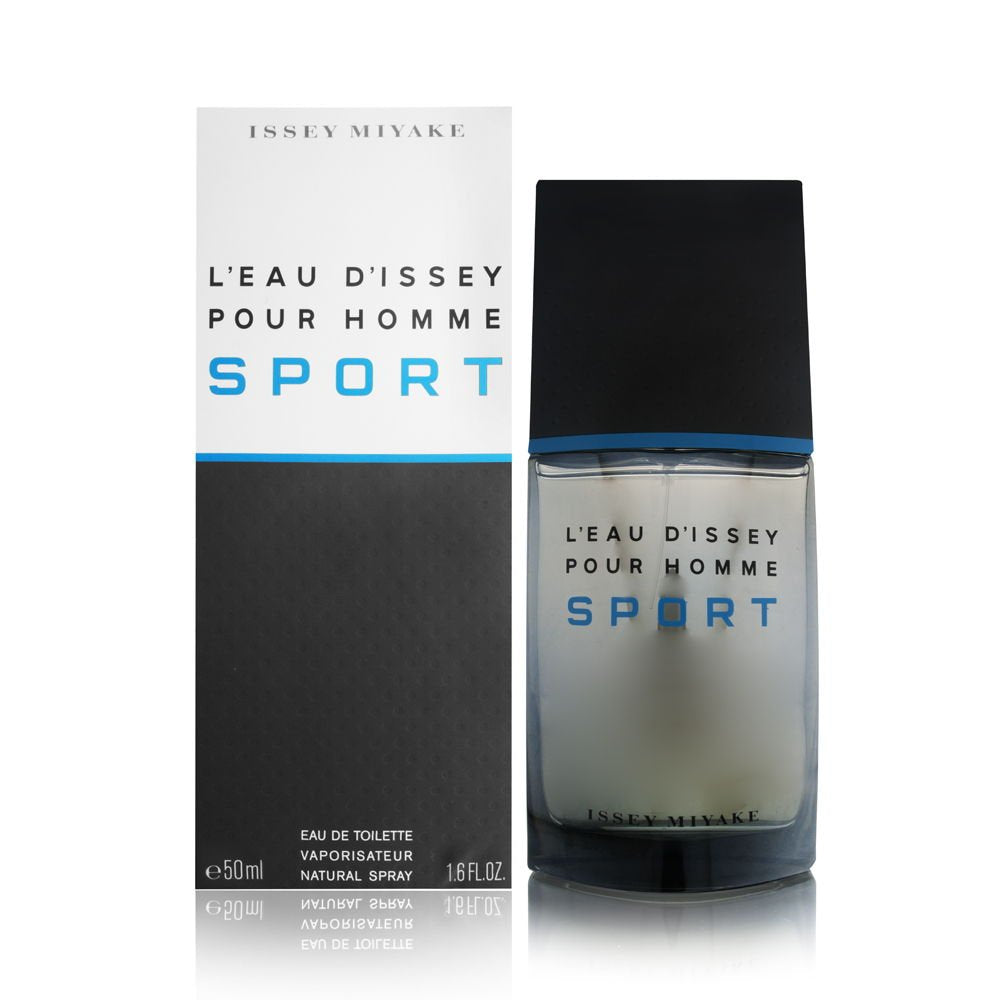 Issey Miyake L'Eau D'Issey Pour Homme Sport Homme Eau de Toilette Spray 50ml – Woody, Fresh & Citrus Fragrance for Men