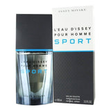 Issey Miyake L'eau D'issey Pour Homme Sport Eau de Toilette Spray 100ml – Woody, Fresh & Citrus Fragrance for Men
