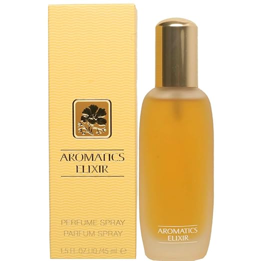 Clinique Aromatics Elixir Eau de Parfum Spray 45ml – Floral, Woody Fragrance for Women