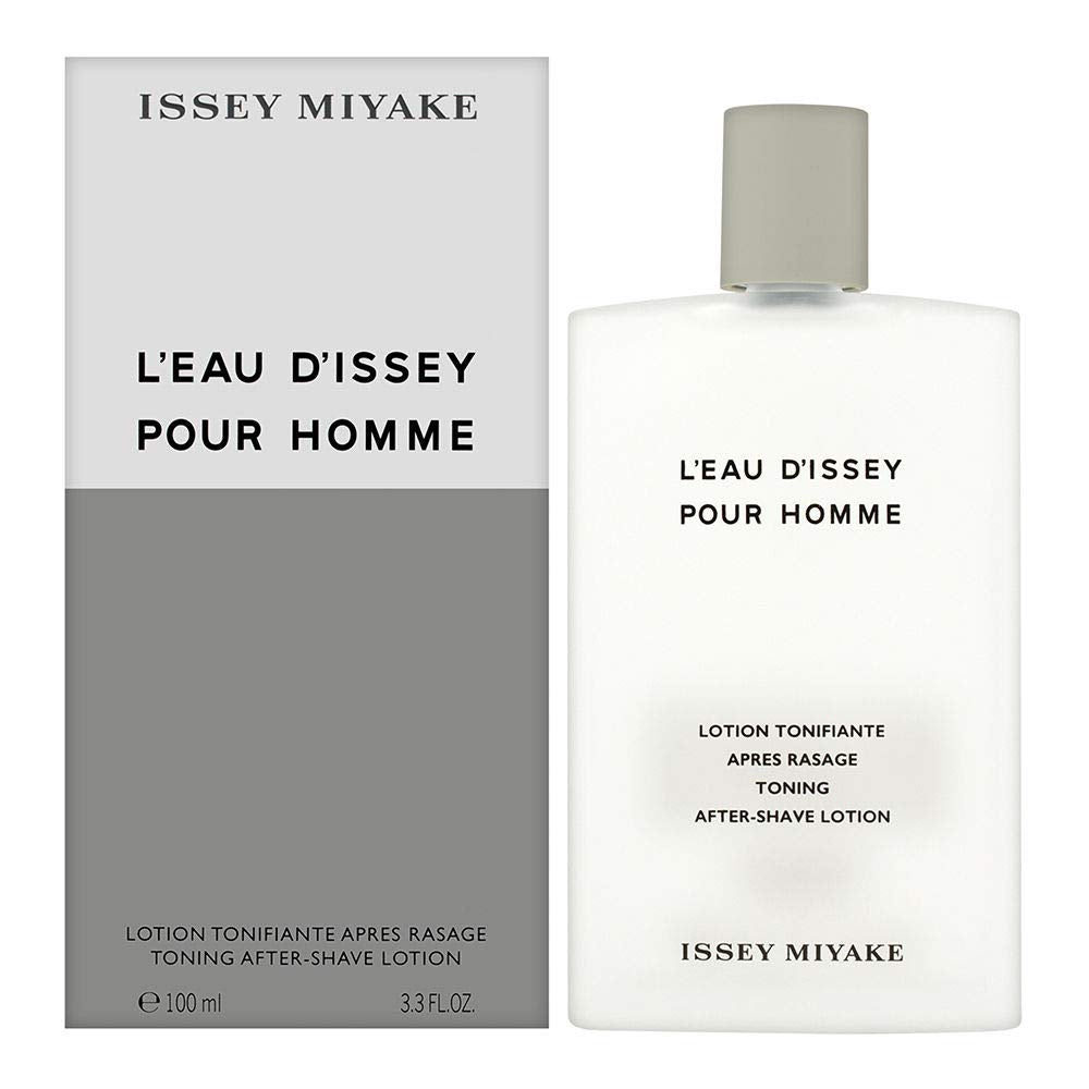 Issey Miyake L'Eau d'Issey Pour Homme Aftershave Lotion 100ml – Woody Aquatic Post-Shave Soother