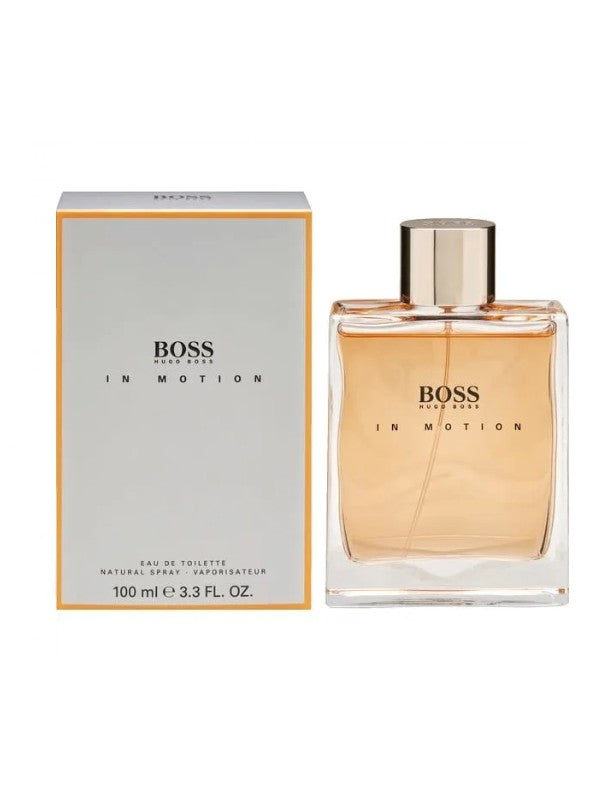 Hugo Boss In Motion Eau de Toilette Spray 100ml – Spicy, Fresh & Citrus Fragrance for Men