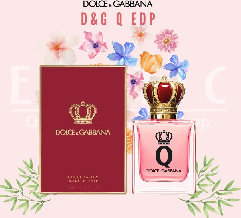 Dolce & Gabbana Q Eau de Parfum Spray 50ml – Floral, Fresh & Citrus Fragrance for Women