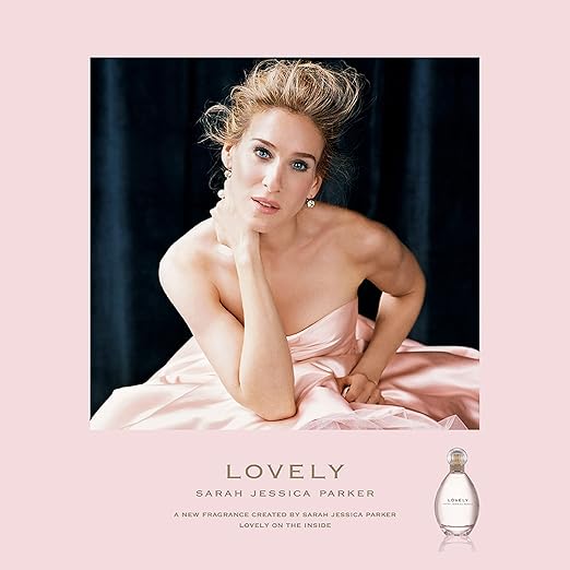 Sarah Jessica Parker Lovely Eau de Parfum Spray 50ml – Fresh Floral Women's Fragrance, Bergamot & Orchid