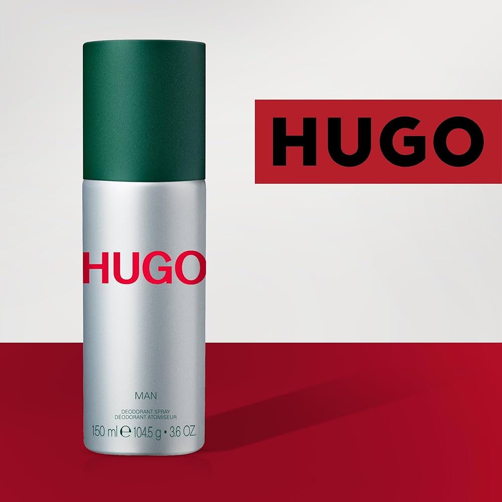 Hugo Boss Man Deo Spray 150ml – Fresh, Spicy & Woody Deodorant Spray for Men
