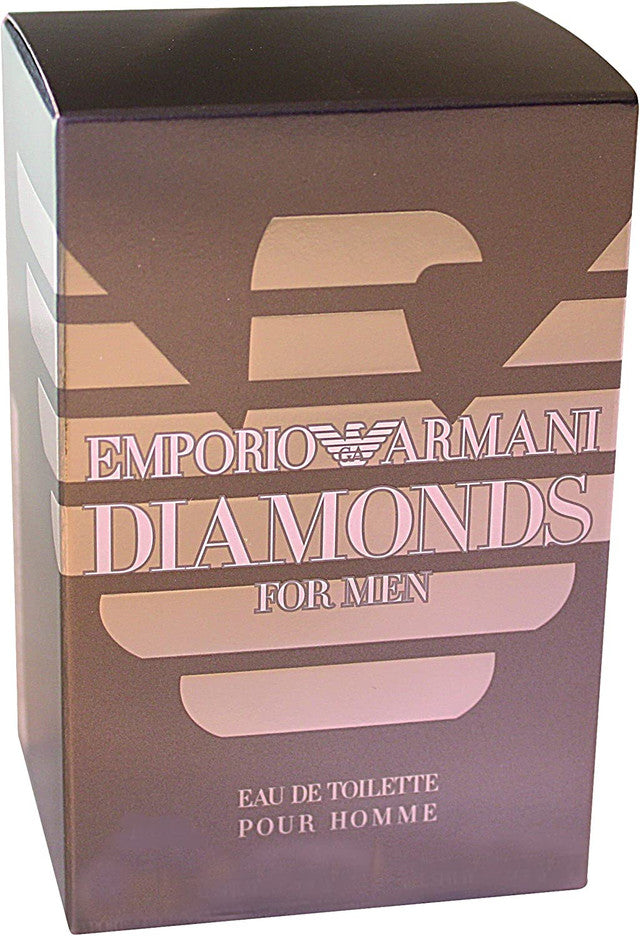Emporio Armani Diamonds for Men Eau de Toilette Spray 50ml – Woody, Spicy Fragrance for Men