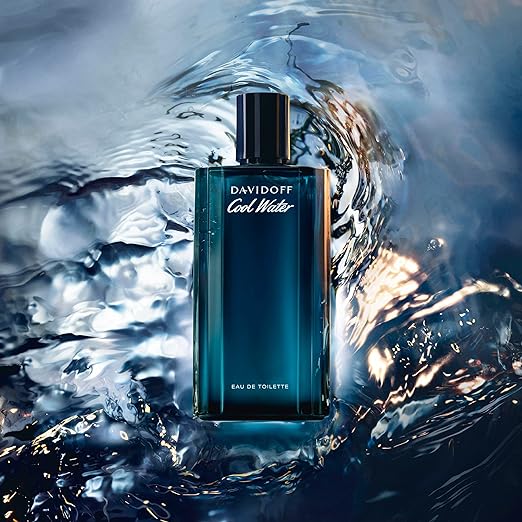 Davidoff Cool Water Eau de Toilette Spray 75ml – Fresh & Citrus, Woody Fragrance for Men