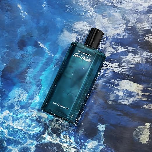 Davidoff Cool Water Eau de Toilette Spray 75ml – Fresh & Citrus, Woody Fragrance for Men