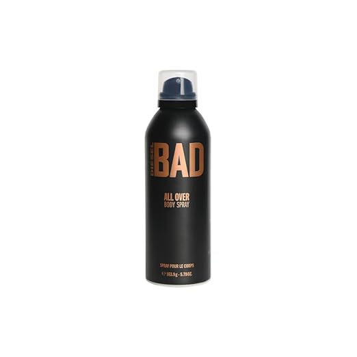 Diesel Bad Body Spray 200ml – Spicy Woody Aromatic Fragrance for Men