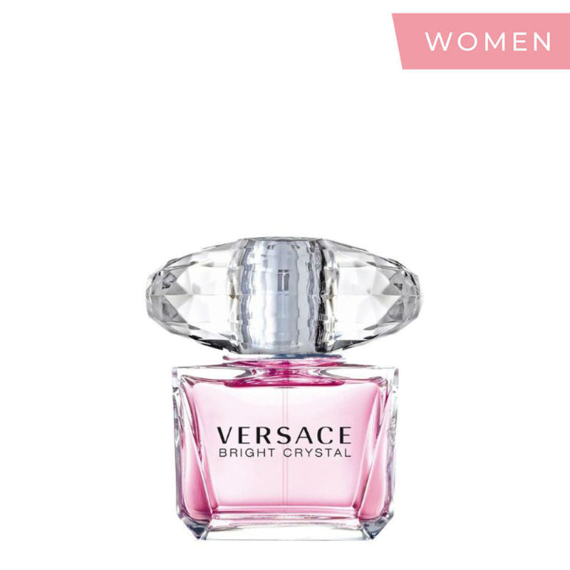 Versace Bright Crystal Eau de Toilette Spray 90ml – Floral, Fresh & Citrus Fragrance for Women