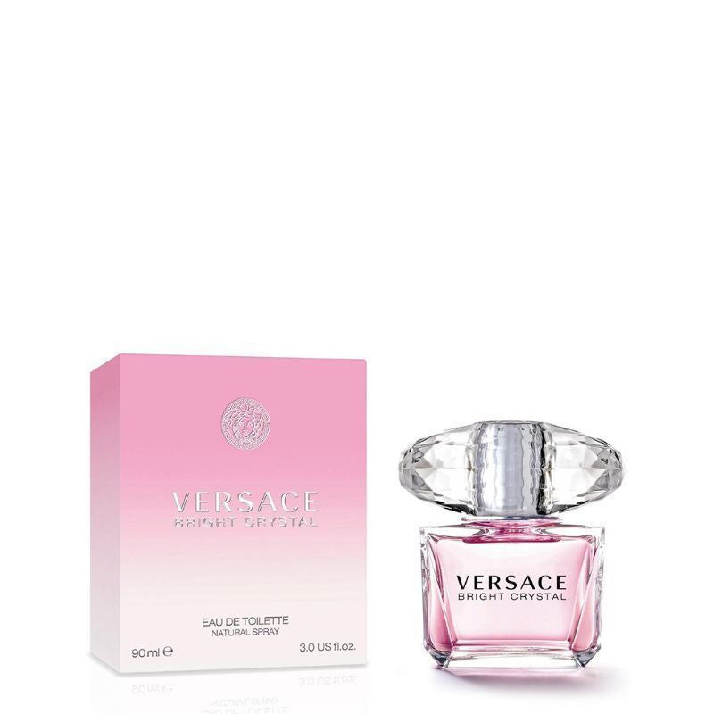 Versace Bright Crystal Eau de Toilette Spray 90ml – Floral, Fresh & Citrus Fragrance for Women