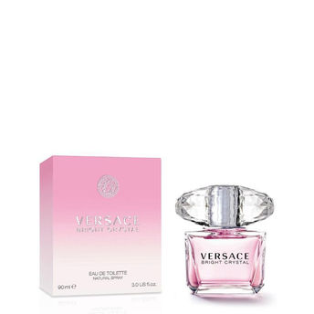 Versace Bright Crystal Eau de Toilette Spray 90ml – Floral, Fresh & Citrus Fragrance for Women