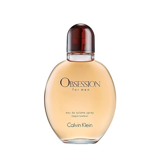Calvin Klein Obsession for Men Eau de Toilette Spray 125ml – Fresh & Citrus, Spicy Fragrance for Men