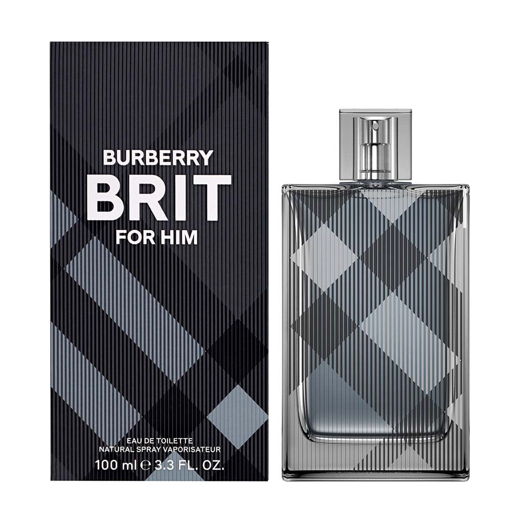 Burberry Brit Eau de Toilette Spray 100ml – Fresh & Citrus, Floral Fragrance, Unisex