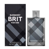 Burberry Brit Eau de Toilette Spray 100ml – Fresh & Citrus, Floral Fragrance, Unisex
