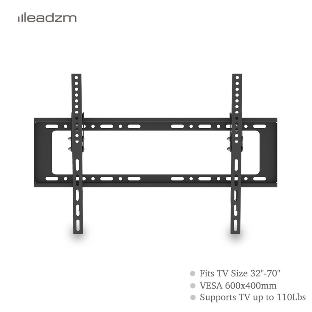LEADZM Tilting TV Wall Mount Bracket TMW798 for 32–70 Inch TVs – 50kg, with Spirit Level
