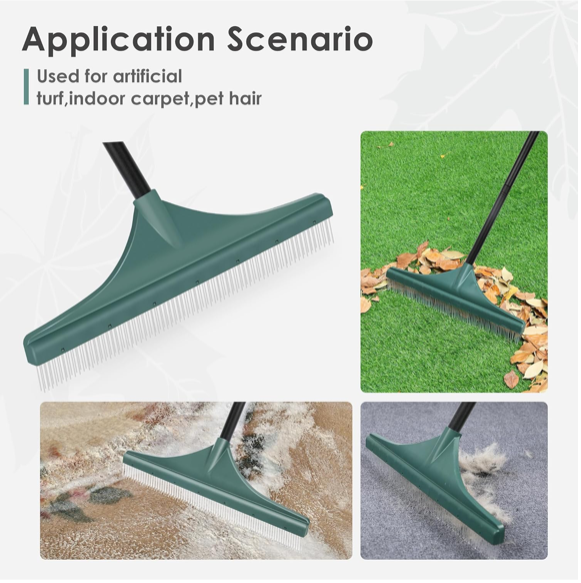 Avilo Artificial Grass Rake – Garden Lawn Care Tool for Artificial Lawns