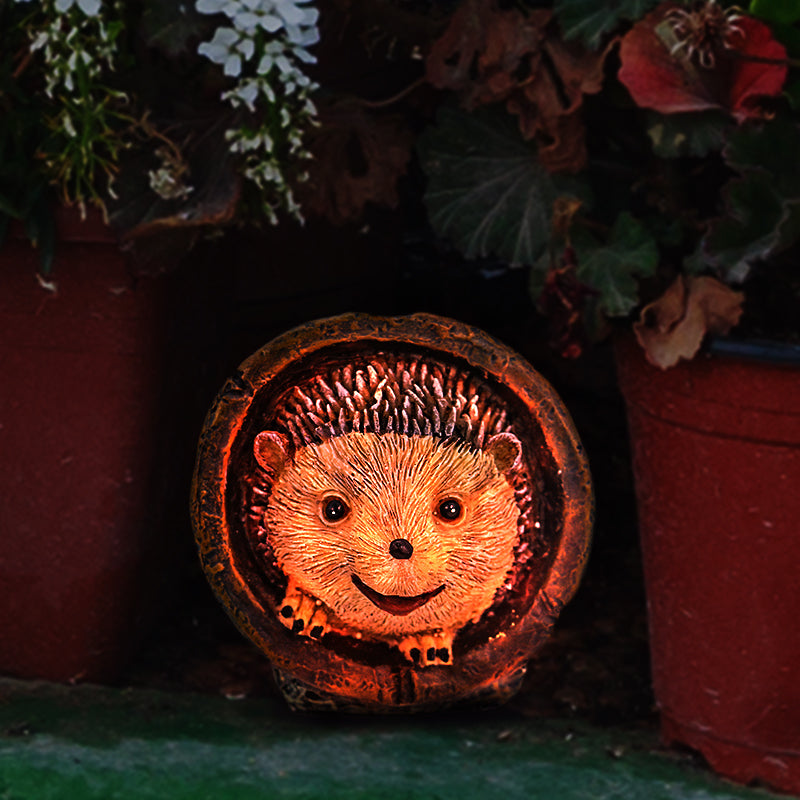 Avilo Hedgehog Solar Light – Detailed Garden Ornament with Built-In Solar Panel