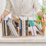 Bamboo Expandable Bookshelf – Attractive Adjustable Book Storage and Organiser