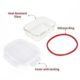 VINSANI 10-Pack Glass Food Storage Containers with Airtight BPA-Free Lids – Oven, Microwave & Freezer Safe