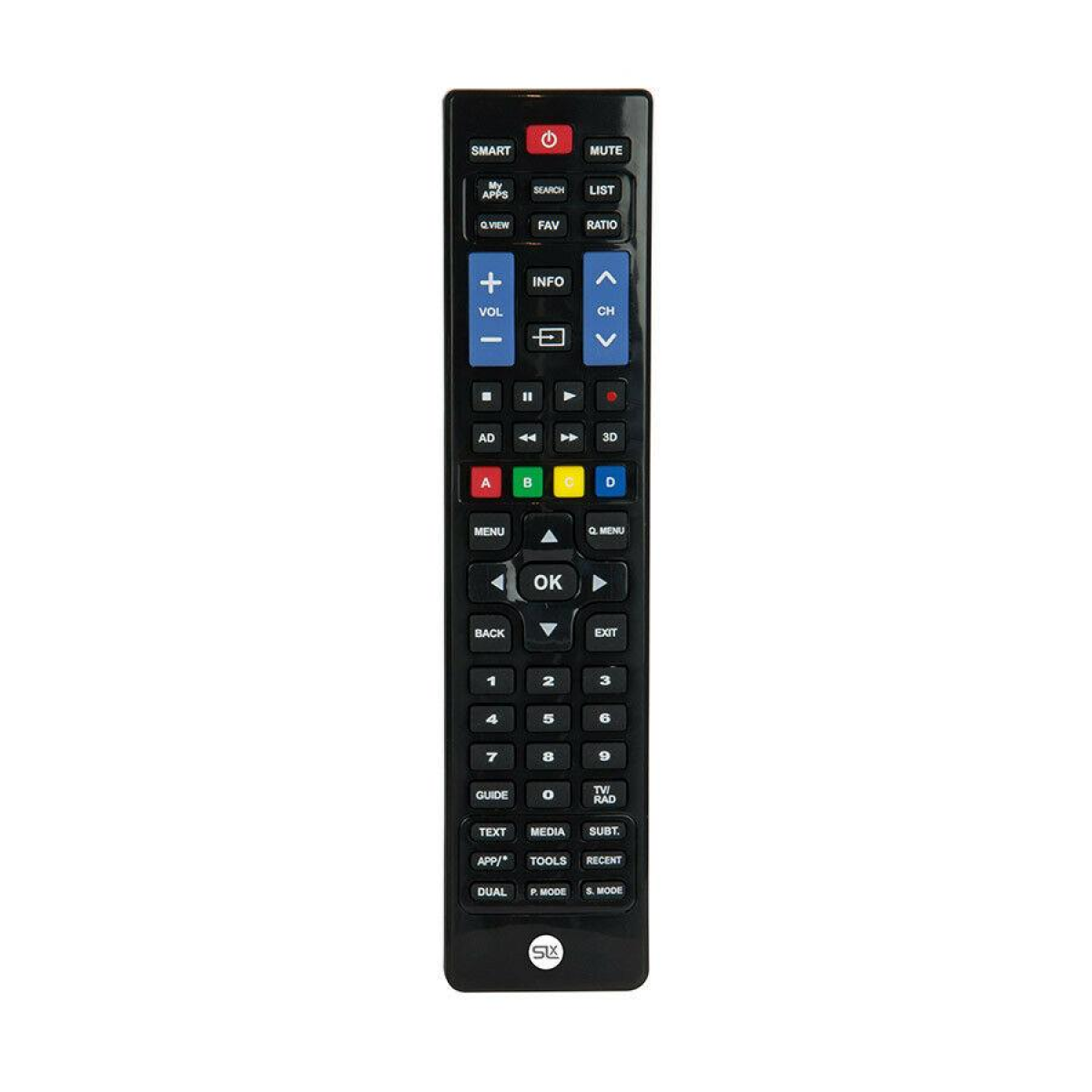 SLX Replacement Remote Control 44106PI for Panasonic TVs – Wireless, Smart TV and 3D Functions, Black