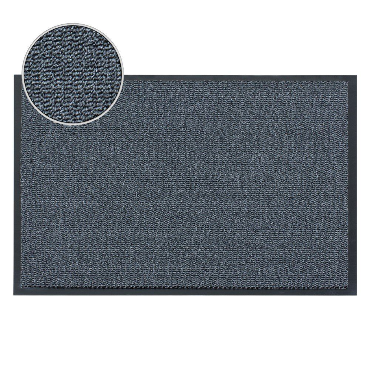 Heavy-Duty Barrier Mat 60 x 160cm with Non-Slip Rubber Backing – Dirt Trapping Entrance Mat, Grey