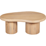 Austin Solid Wood Coffee Table with Natural Wood Grain – 92 x 58cm Living Room Centrepiece