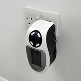 Lloytron Staywarm 500W Plug-In Ceramic Fan Heater with LED Display & Timer – Overheat Protection, White