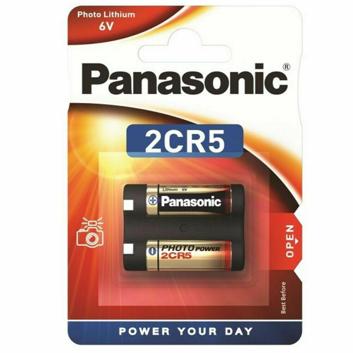 Panasonic 2CR5 6V Lithium Battery – 4Ah Long-Life Power for Low Drain Devices