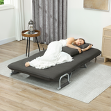 HOMCOM sofa bed converted into a single bed