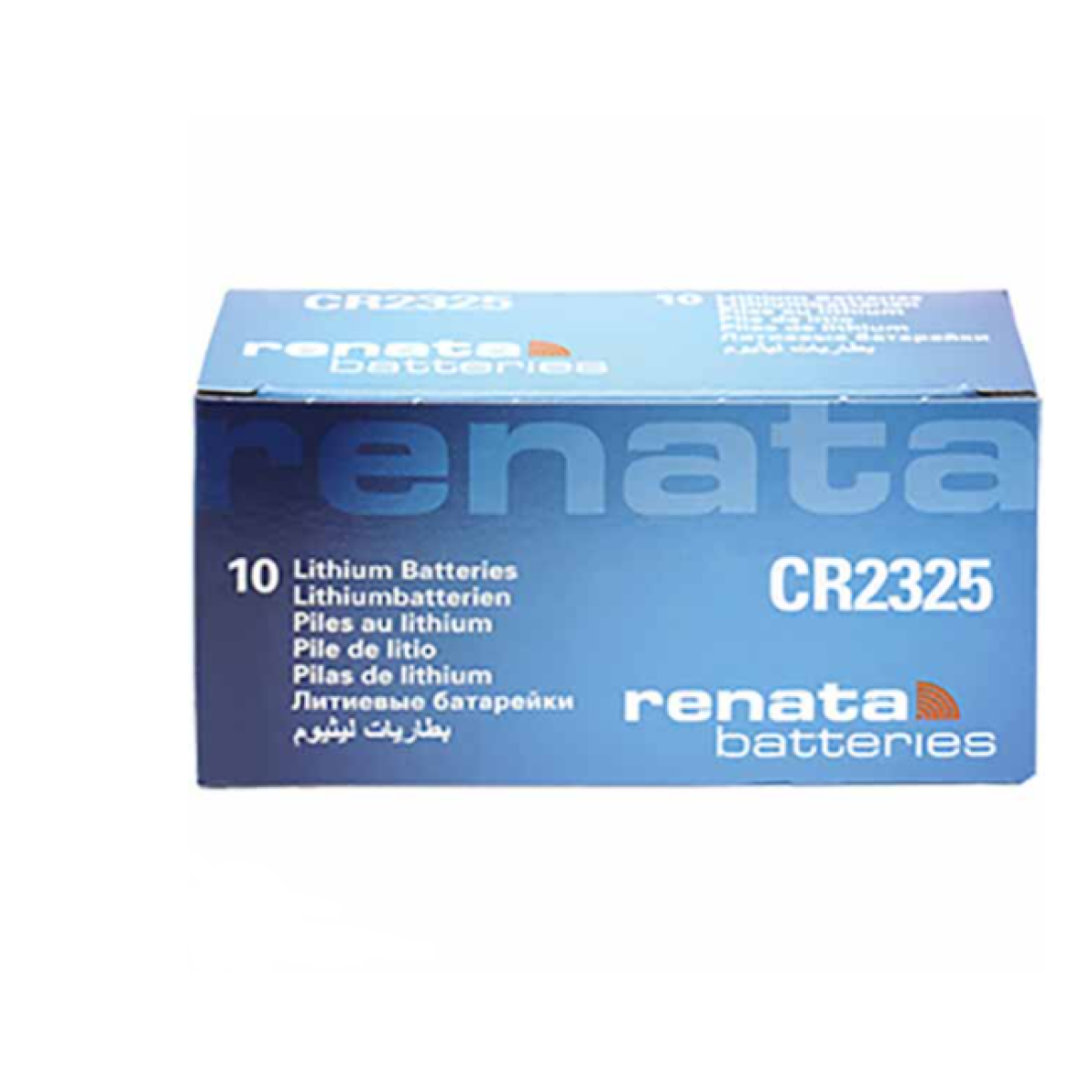 Renata CR2325 Lithium Watch Batteries, Pack of 10 – Coin Cell Watch Battery Multipack