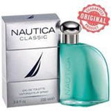 Nautica Classic Eau de Toilette Spray 100ml – Fresh Citrus, Sage & Sandalwood Fragrance for Men
