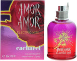 Cacharel Amor Amor Electric Kiss Eau de Toilette Spray 50ml – Floral, Fresh & Citrus Fragrance for Women