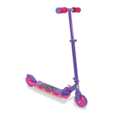 Ozbozz Lightning Strike TX Kids Folding 2 Wheel Scooter with Lights, Adjustable Height – Pink & Purple