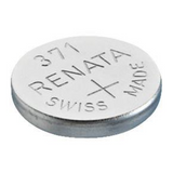 Renata SP 371 Silver Oxide Watch Battery – Single Coin Cell, Higher Silver Content