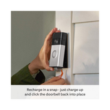 Ring Battery Video Doorbell (2024) with HD Video and Two-Way Talk – Wire-Free Smart Home Security, Bronze
