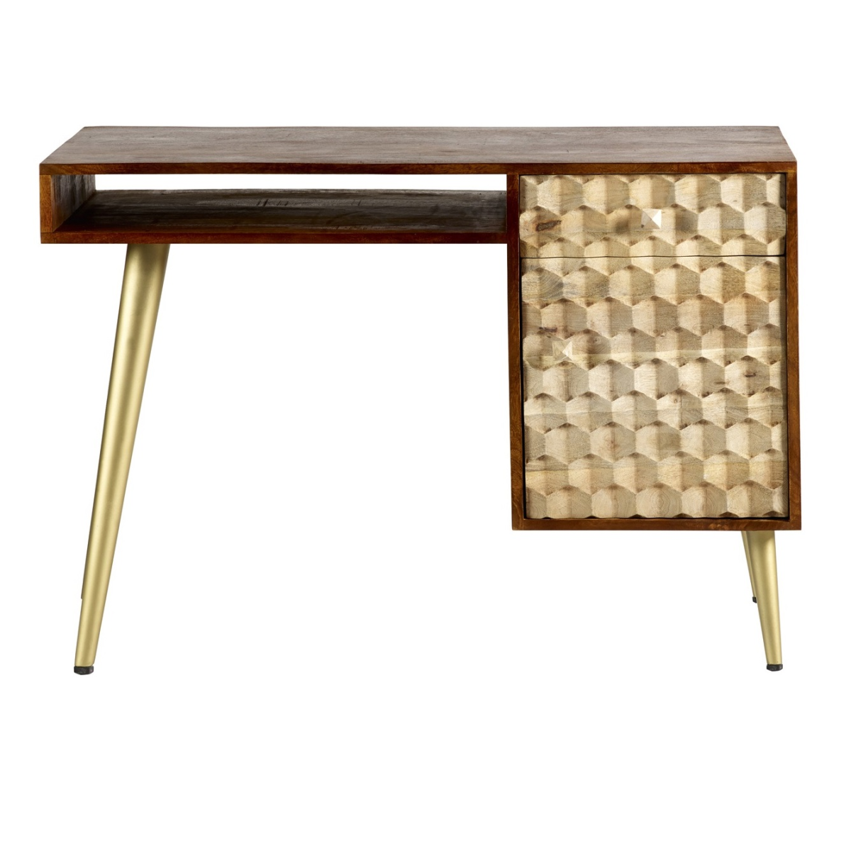 Edison Desk with Scandinavian-Inspired Legs – Minimalist Home Office Workstation