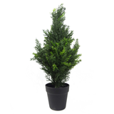 Artificial Cedar Cypress Topiary Tree, 60cm UV Resistant – Realistic Indoor & Outdoor Plant in Pot