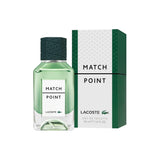 Lacoste Match Point Eau de Toilette Spray 50ml – Fresh & Citrus, Woody Fragrance for Men