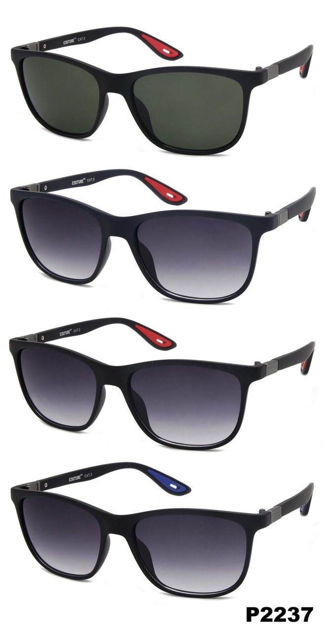iCouture Unisex Polarised Sunglasses with UV Protection – Adult Sun Glasses, Assorted Colours, P2237